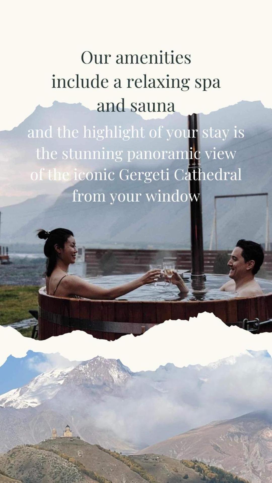 Kazbegi Spa Resort Cottages Buitenkant foto